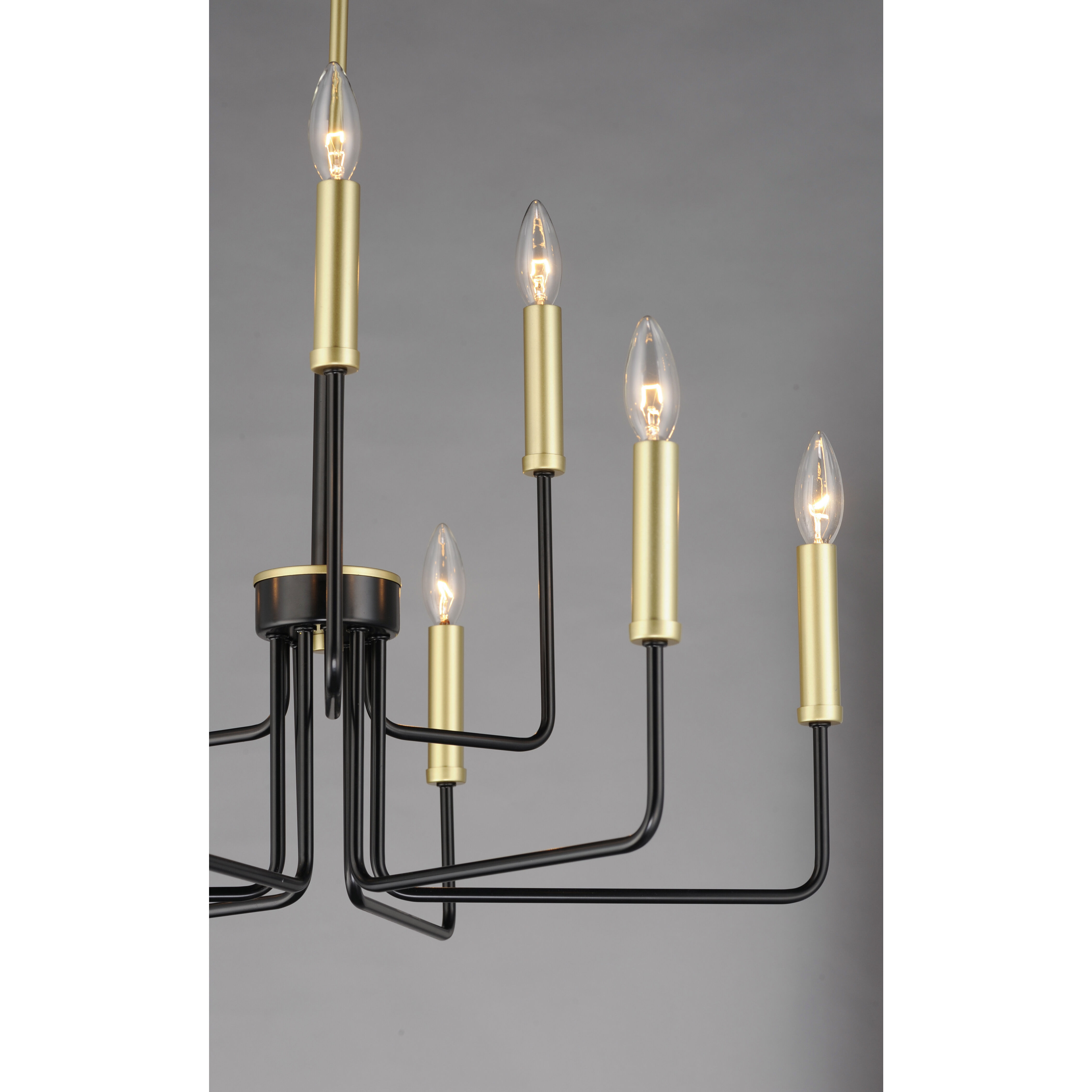 Sullivan 9 Light 25 inch Black/Gold Multi-Tier Chandelier Ceiling Light