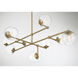 Millikan 9 Light 39 inch Signature Brass Pendant Ceiling Light