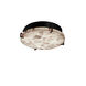 Alabaster Rocks LED 12.5 inch Polished Chrome Flush Mount Ceiling Light in 2000 Lm LED