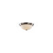 Signature 3 Light 15 inch Rubbed Oil Bronze Flushmount Ceiling Light