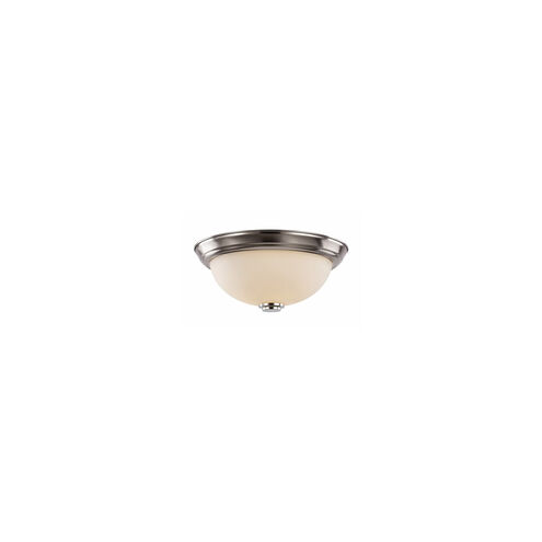 Signature 3 Light 15 inch Rubbed Oil Bronze Flushmount Ceiling Light