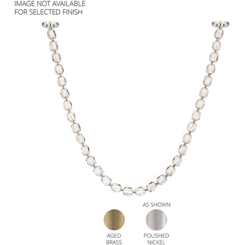 Forever Seduction LED 120.1 inch Aged Brass Modular Pendant Ceiling Light, Remote Driver