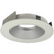 Iolite Haze with White Recessed Light in Haze / White, 800, Comfort Dim, Round Cone Regress