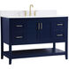 Aubrey 48 X 22 X 34 inch Blue Vanity Sink Set