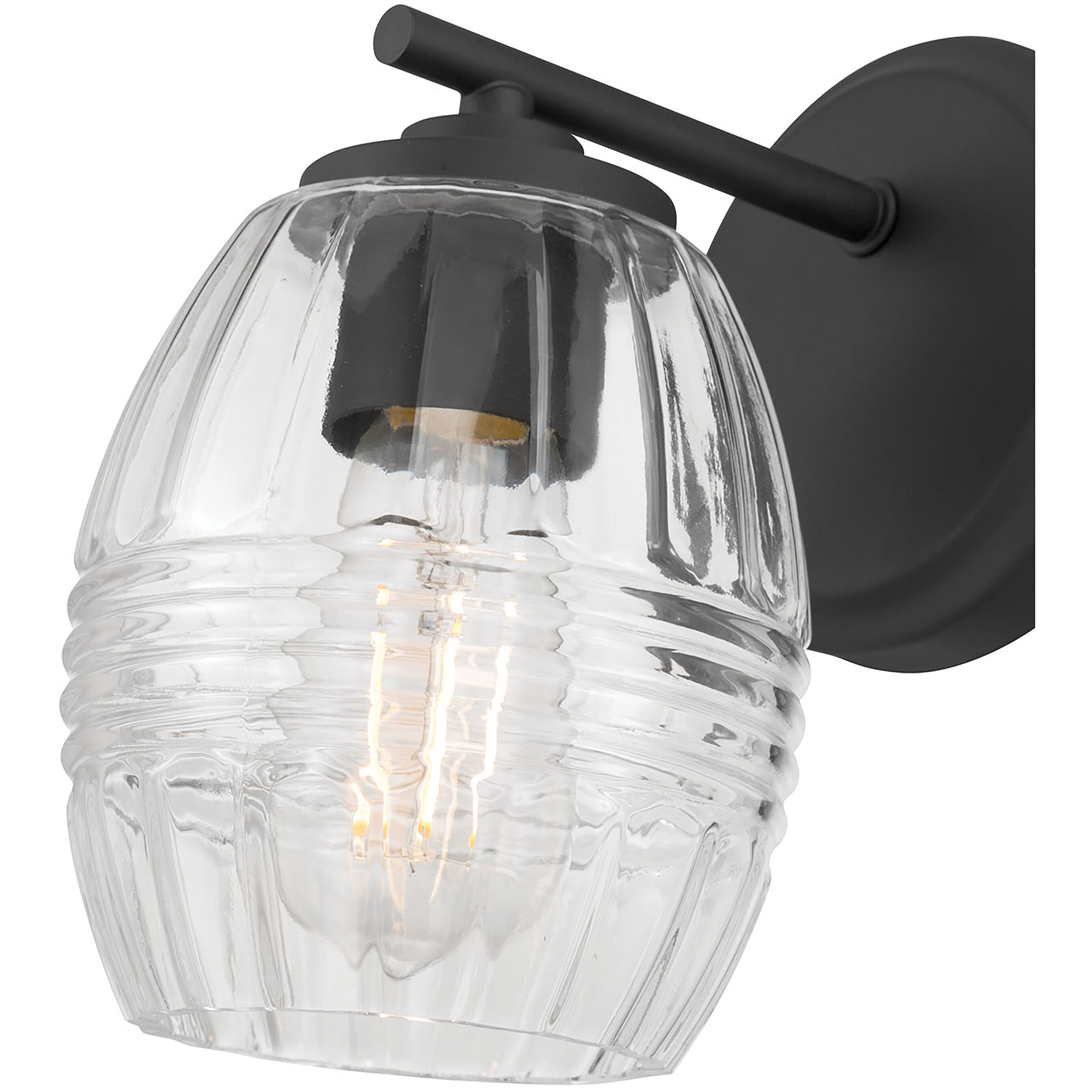 Miravelle 1 Light 5.25 inch Matte Black Wall Sconce Wall Light