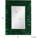 Zenith 39 X 31 inch Hunter Green Mirror