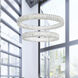 Madeline LED 32 inch Chrome Down Chandelier Ceiling Light