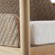 Chilton Pearl and Dark Blonde with Natural Teak Outdoor Dining Chair