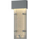 Ursa LED 23.6 inch Coastal Burnished Steel Outdoor Sconce, Small