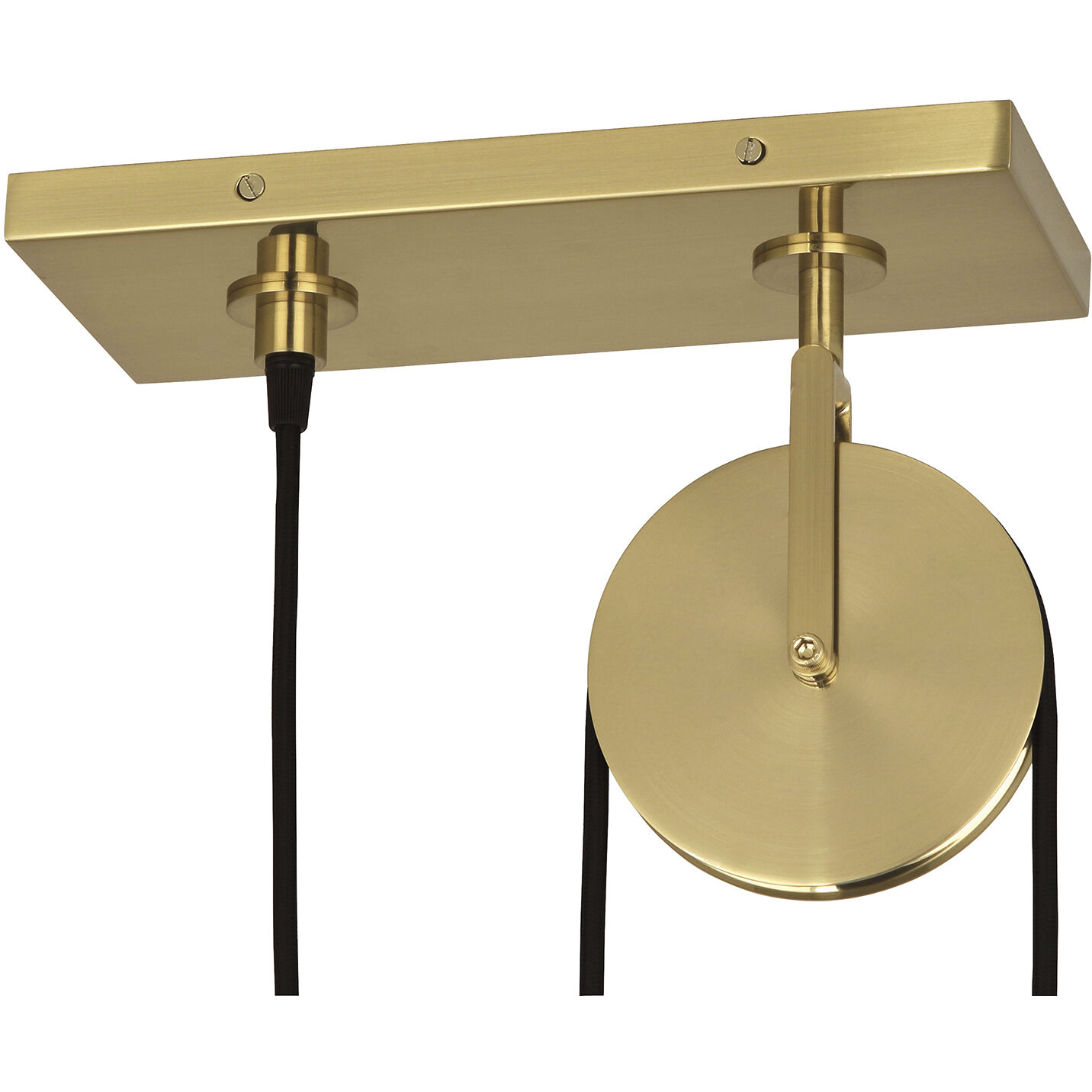 Gravity 1 Light 14.25 inch Modern Brass Pendant Ceiling Light
