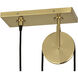 Gravity 1 Light 14.25 inch Modern Brass Pendant Ceiling Light
