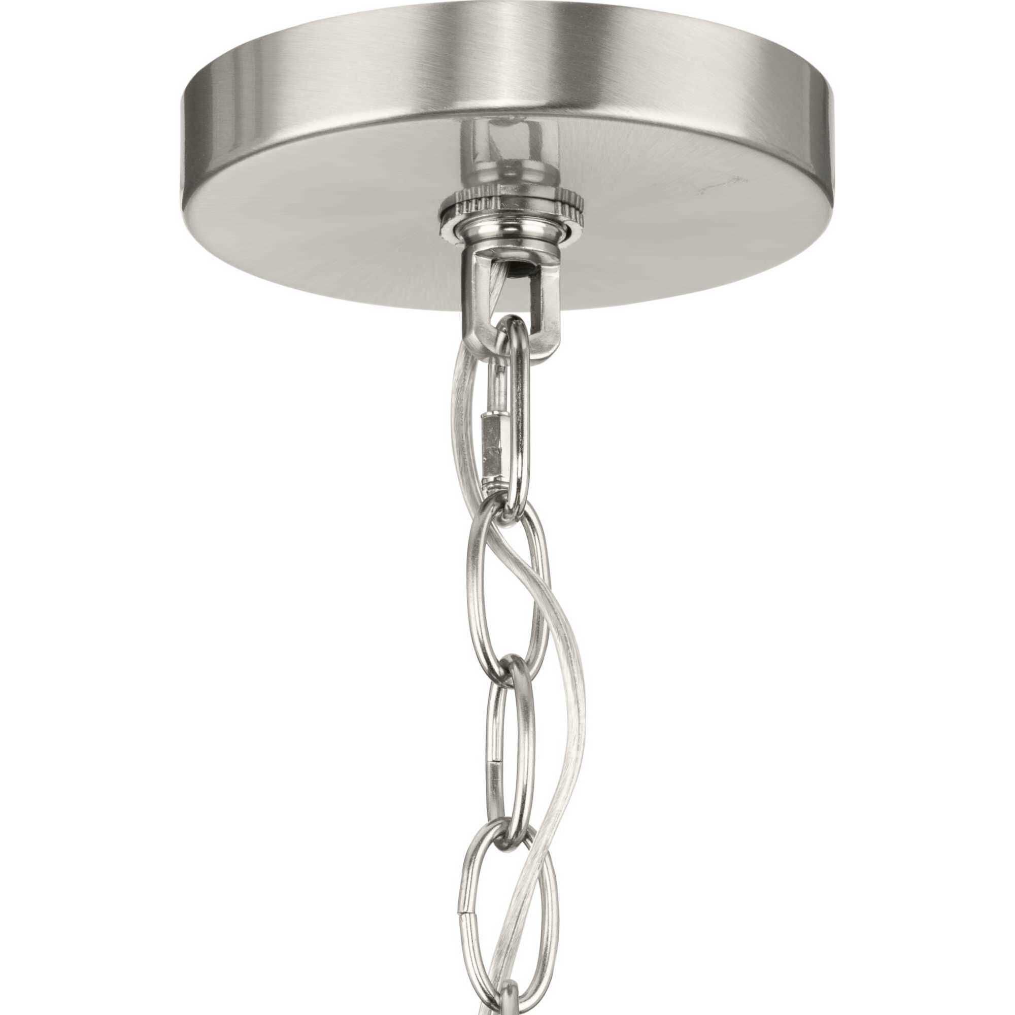 Tanner 5 Light 20.5 inch Brushed Nickel Chandelier Ceiling Light
