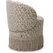 Greer Harley Leopard Beige Dining Chair