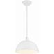 Soto 1 Light 12 inch White Mini Pendant Ceiling Light