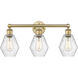 Cindyrella 3 Light 24 inch Brushed Brass Bath Vanity Light Wall Light in Seedy
