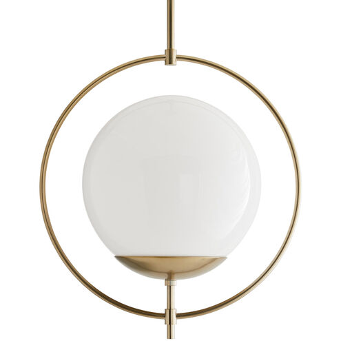 Volta 1 Light 24 inch Pale Brass Pendant Ceiling Light