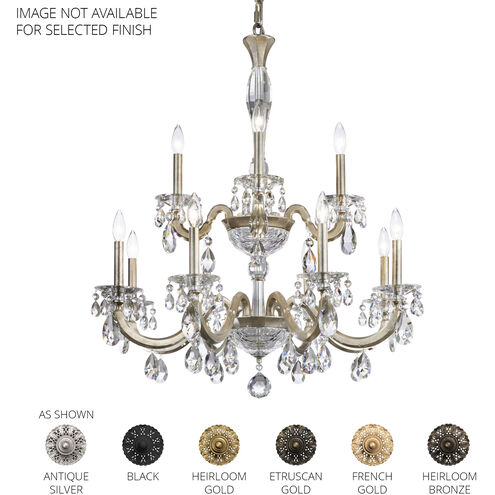 San Marco 12 Light 32.3 inch Heirloom Bronze Chandelier Ceiling Light, Schonbek Signature
