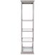 Carter 75 X 18 inch Silver Etagere