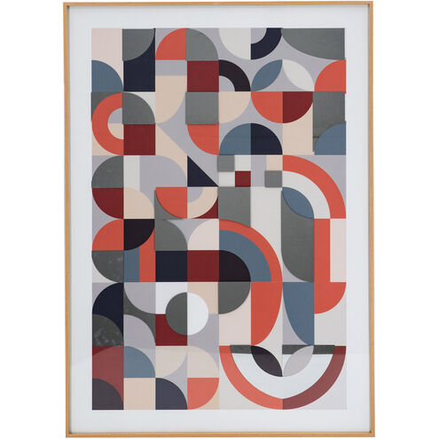 Abstract Multicolor Mirror Art