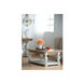 Alcott 47.2 X 27.6 inch White/Natural Coffee Table