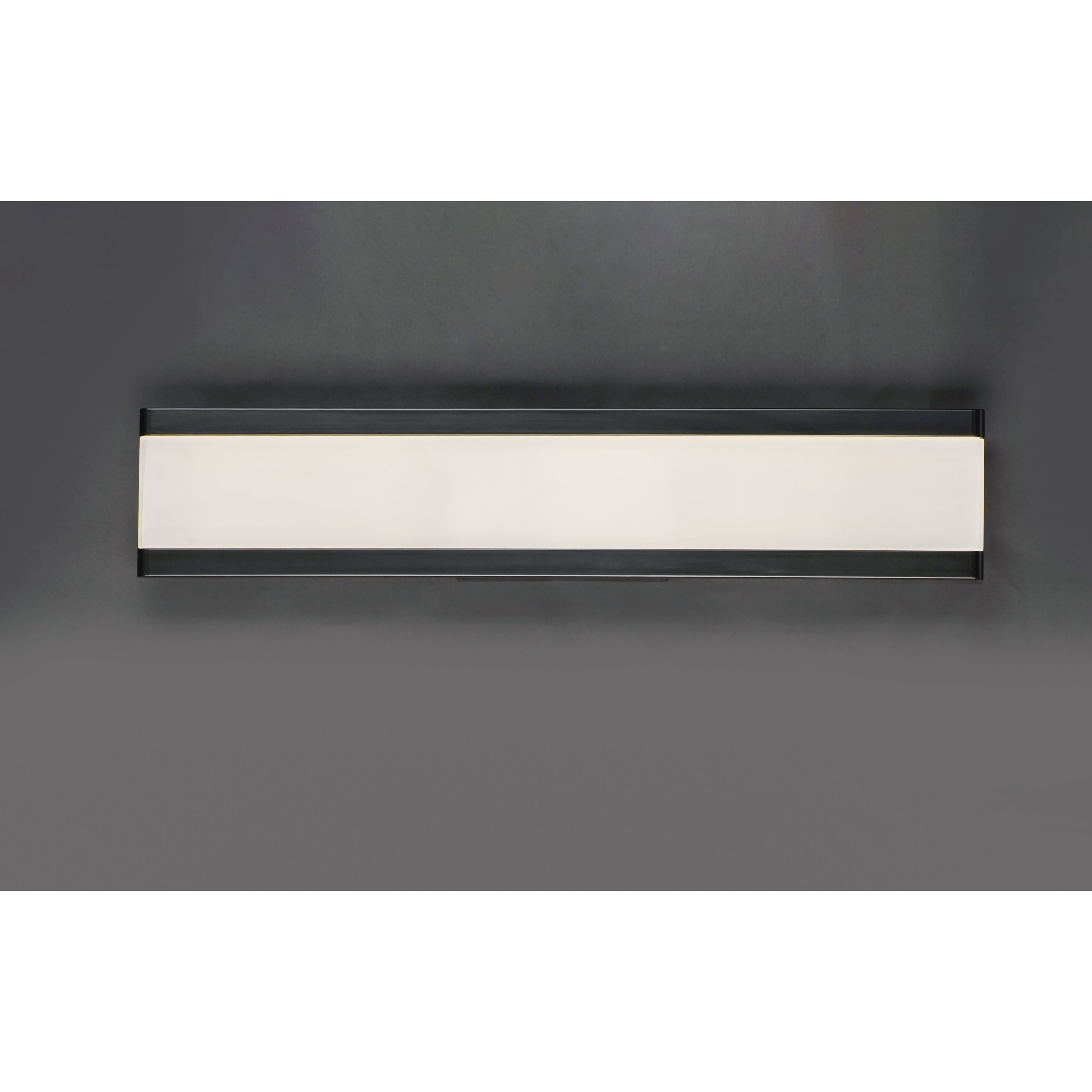 Visor LED 30 inch Black Vanity Light Wall Light