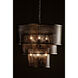 Arena 8 Light 20 inch Matte Black Pendant Ceiling Light