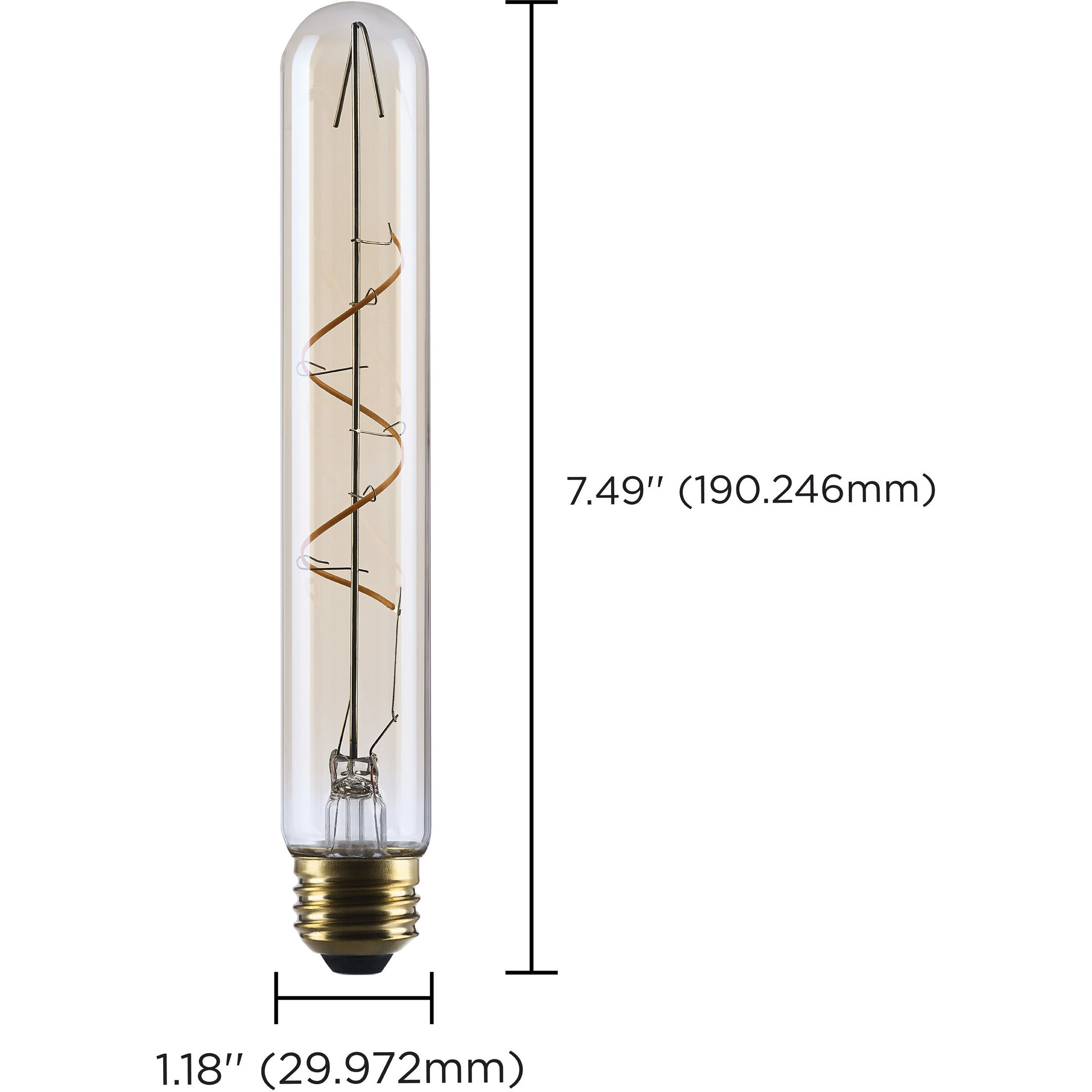 Lumos LED T9 E26 5.5 watt 120 2000K LED, LED Filament