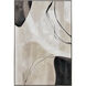 Alvin Cream with Black and Champagne Gold Framed Wall Art, I