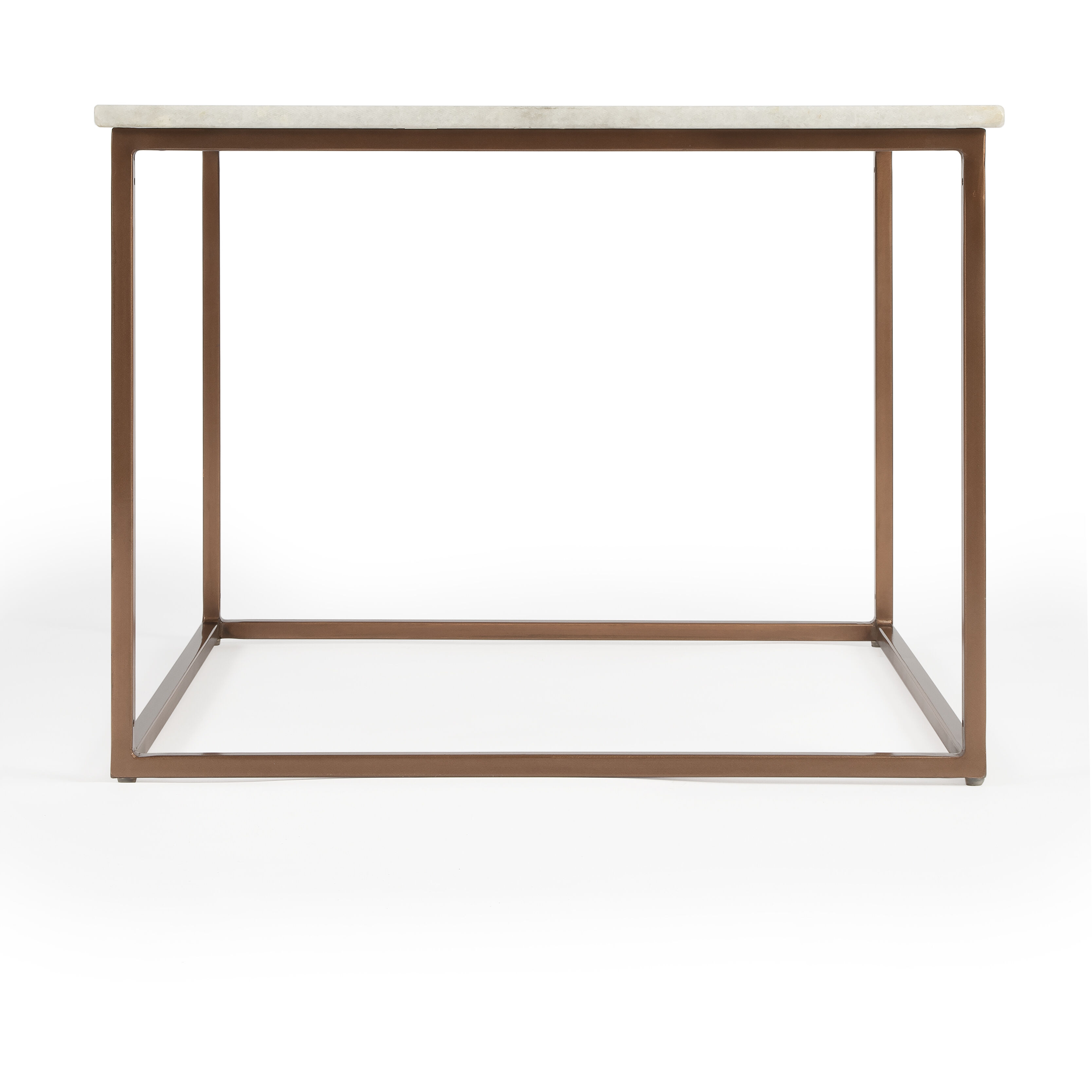 Butler Loft Holland  24 X 24 inch Marble & Metal Cocktail Table