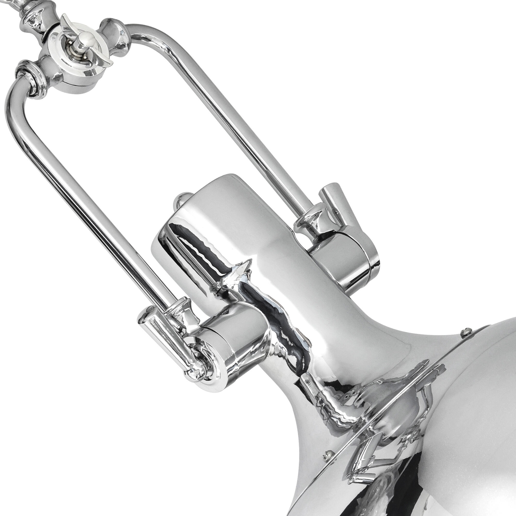 Show 1 Light 18 inch Chrome Down Pendant Ceiling Light