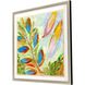 Florals Collection Blue Framed Art