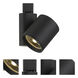 Ht System 1 Light Black Track Head Ceiling Light
