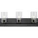 Goodwin 3 Light 21 inch Matte Black Vanity Light Wall Light