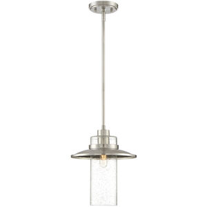 Dover 1 Light 11 inch Satin Platinum Pendant Ceiling Light