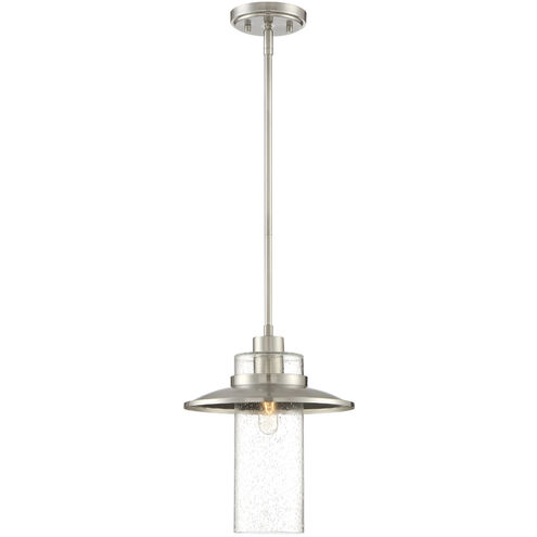 Dover 1 Light 11 inch Satin Platinum Pendant Ceiling Light