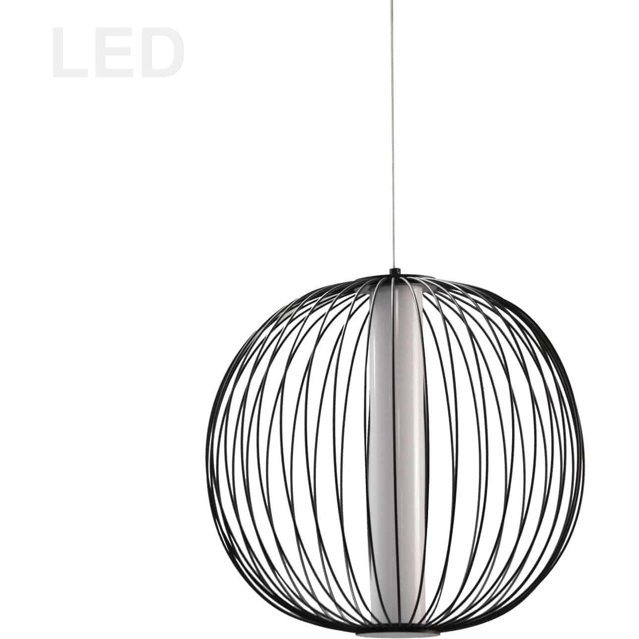 Matte black single pendant light clearance