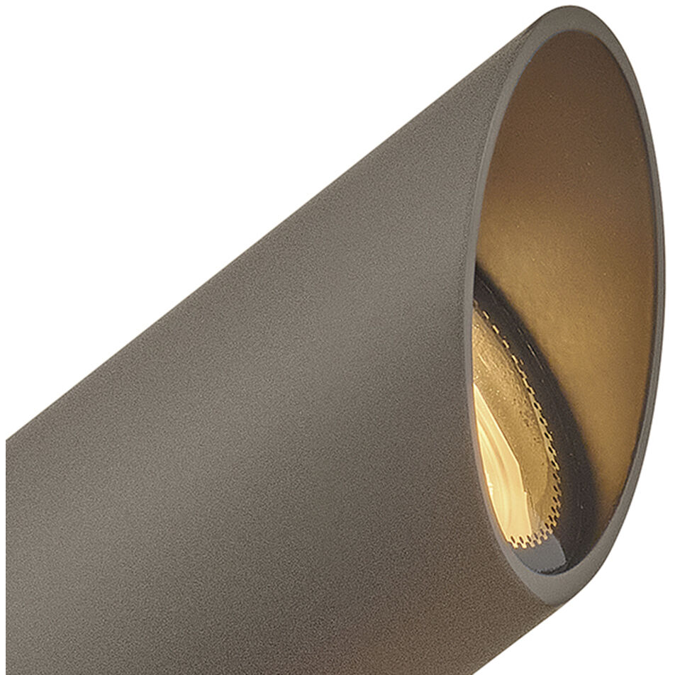 Hardy Island Lumacore 12v 50.00 watt Textured Brown Landscape Spot Light in Textured Black