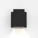 Oslo LED 4.33 inch Textured Black Exterior Wall Light