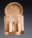 Signature 2 Light 7 inch Antique Brass Wall Sconce Wall Light in One 60W Candelabra