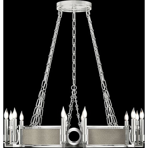 Mirage 12 Light 35.75 inch Silver Chandelier Ceiling Light