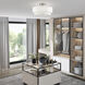 Fontana 4 Light 18 inch Brushed Nickel Semi-Flush Ceiling Light