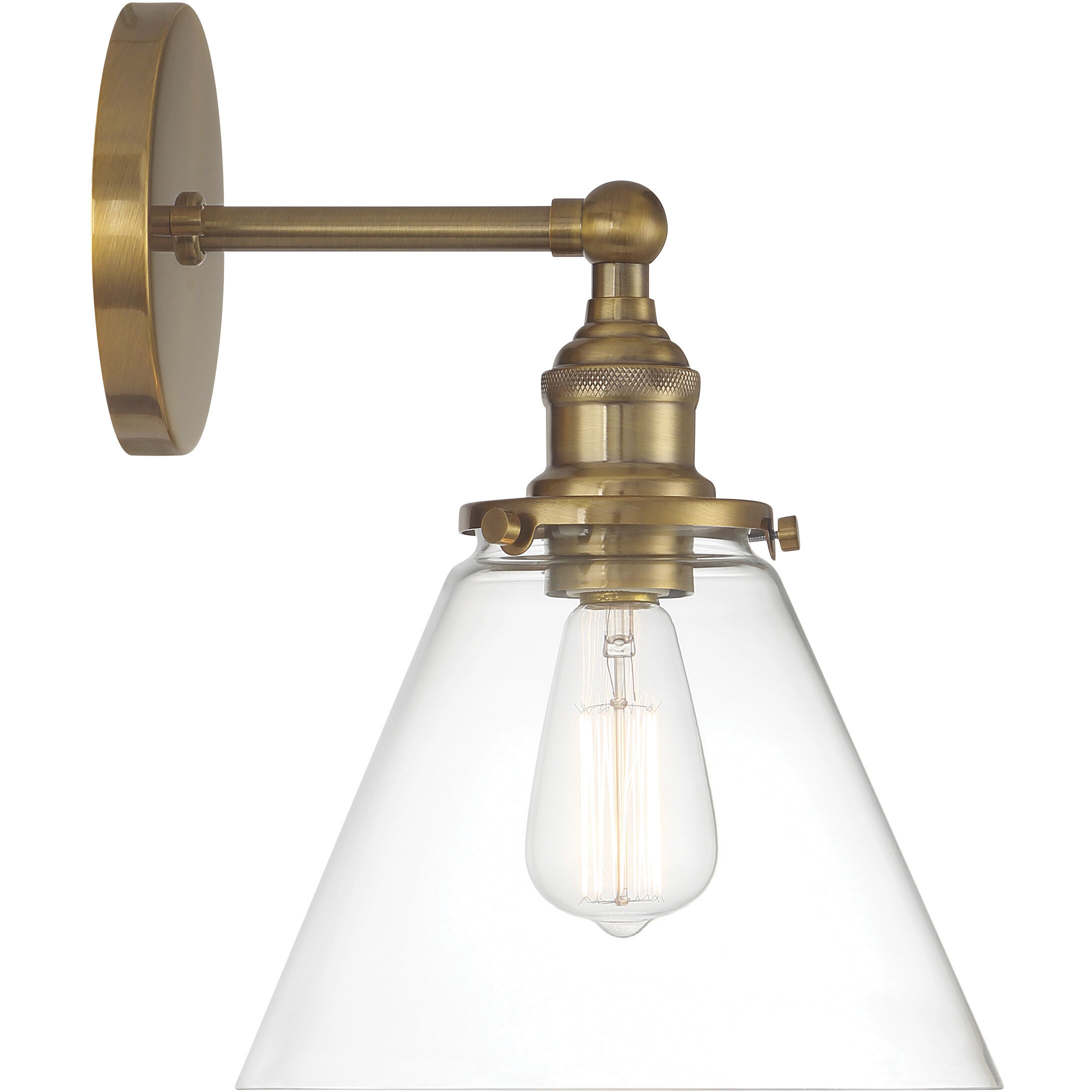 Barwell 1 Light 10 inch Oxidized Aged Brass Bath Vanity Light Wall Light