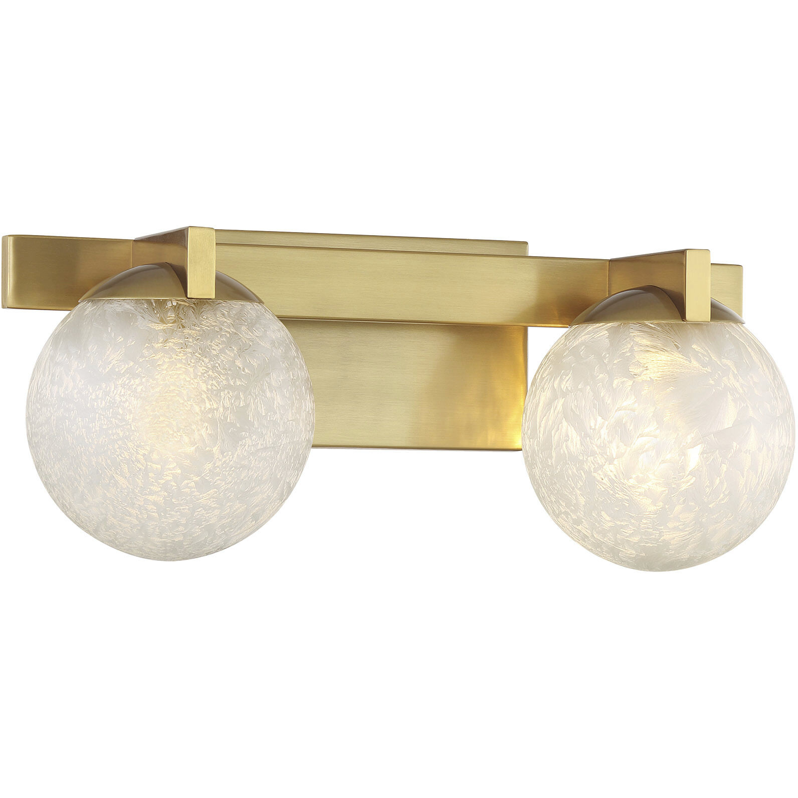 Darien 2 Light 17 inch Warm Brass Bathroom Vanity Light Wall Light