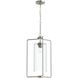 Merry 1 Light 15 inch Brushed Nickel Foyer Pendant Ceiling Light