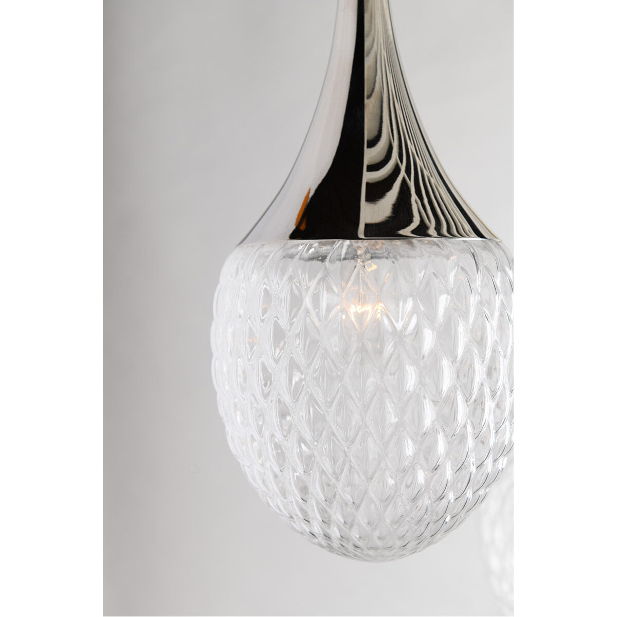 Bella 1 Light 6.75 inch Polished Nickel Pendant Ceiling Light