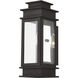 Princeton 1 Light 14 inch Bronze Outdoor Wall Lantern