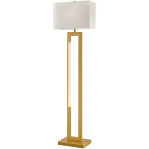 Darrello 61 inch 100.00 watt Gold Floor Lamp Portable Light