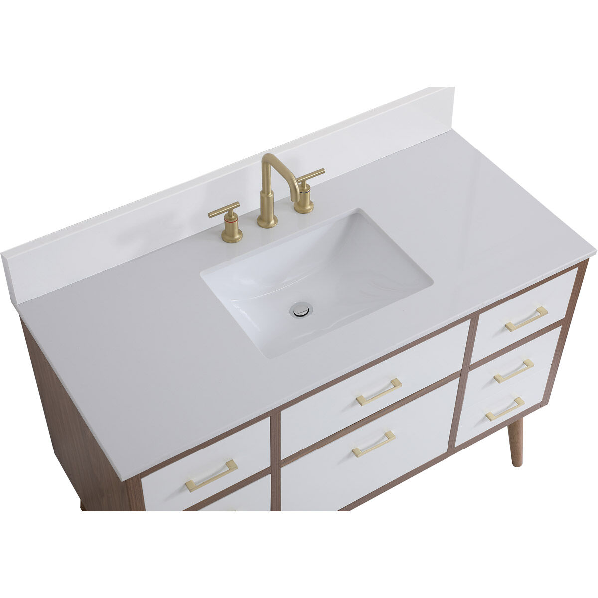 Boise 42 X 22 X 34 inch White Vanity Sink Set