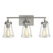 Dames 3 Light 21.75 inch Brushed Nickel Bath Vanity Wall Sconce Wall Light
