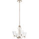 Kayva LED 20 inch Polished Nickel Chandelier 1 Tier Small Ceiling Light, 1 Tier Small